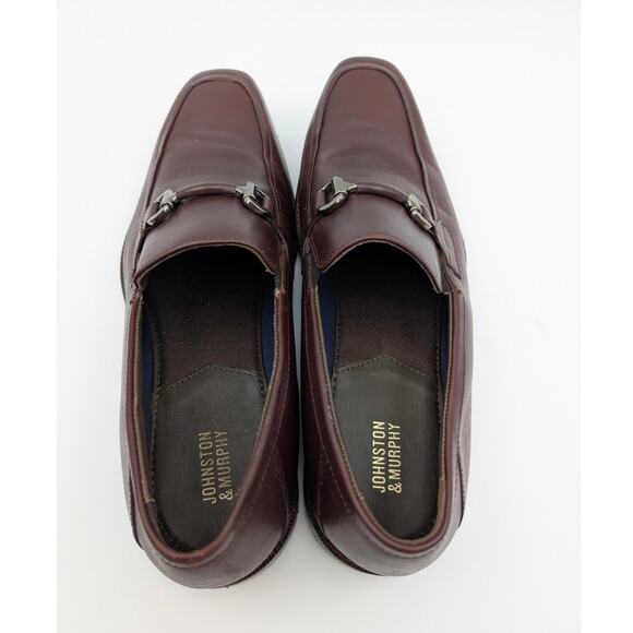Johnston & Murphy Archer Bit Loafer Shoes Men's Mahogany Size US10.5 EU44 - Picture 5 of 13